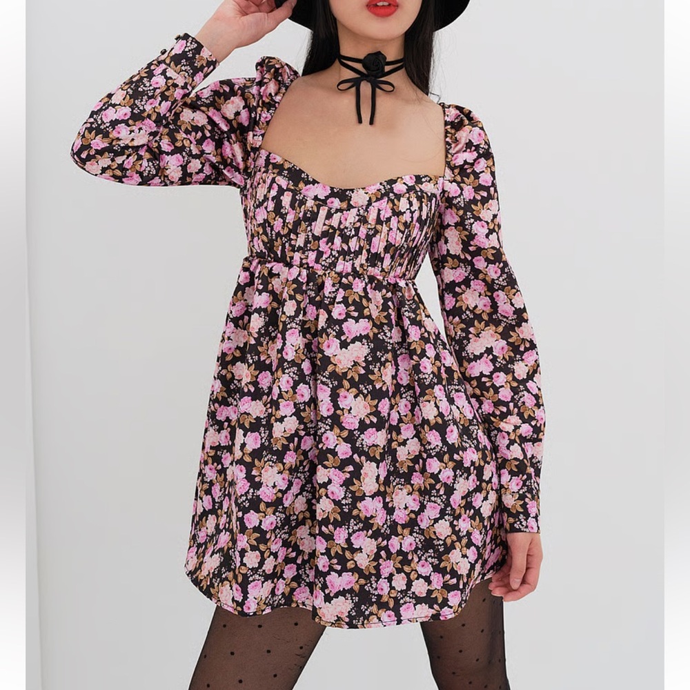 For love and Lemons mini floral dress  - XS